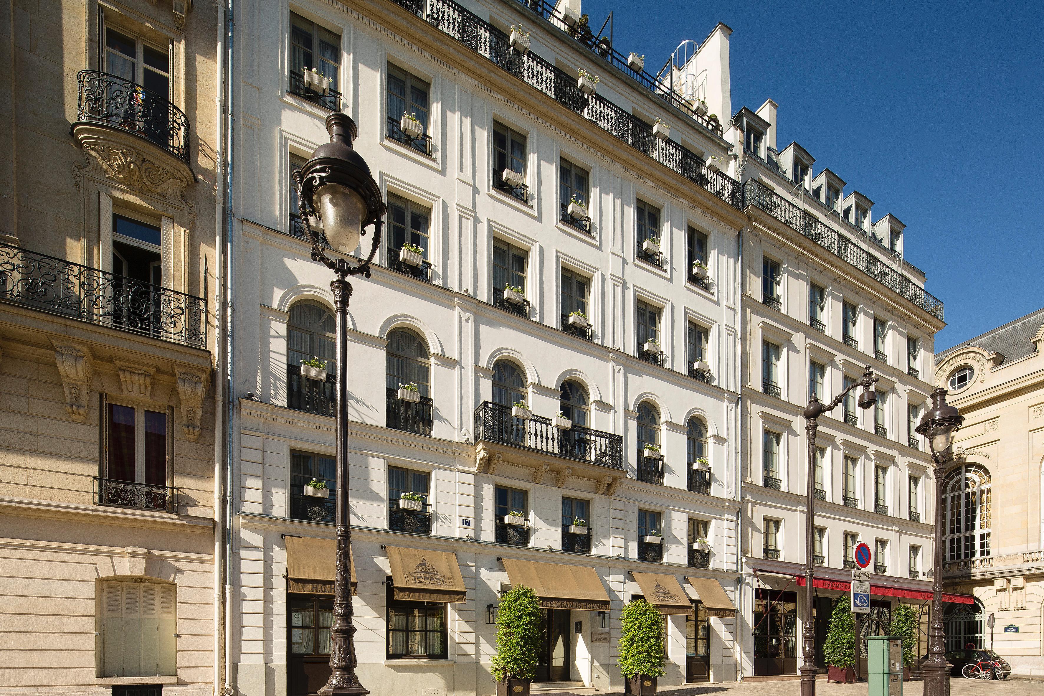 Hotel Des Grands Hommes Paris Exteriör bild